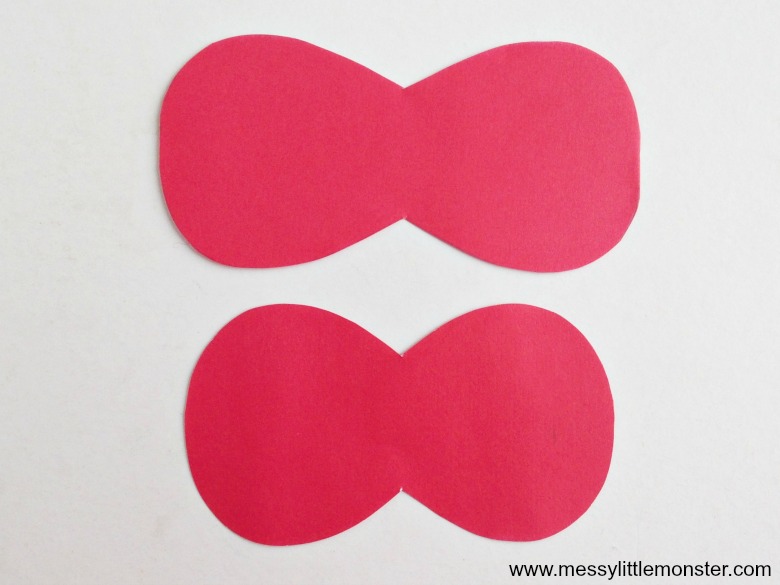 Butterfly paper craft for kids with a free butterfly wing printable template.