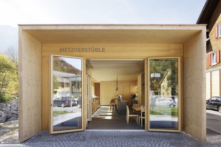 Best Restaurant Interior Design Ideas: Bar-cafe wood decor, Austria
