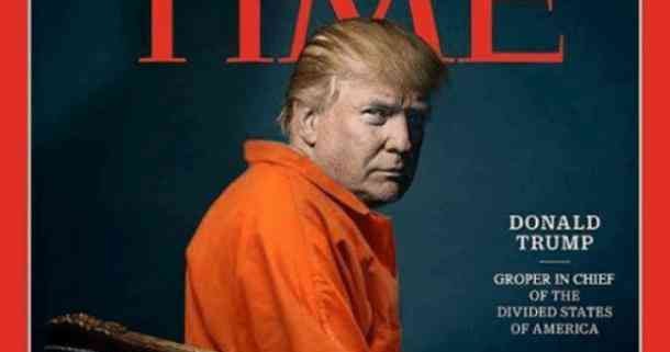 trump in orange prison suit