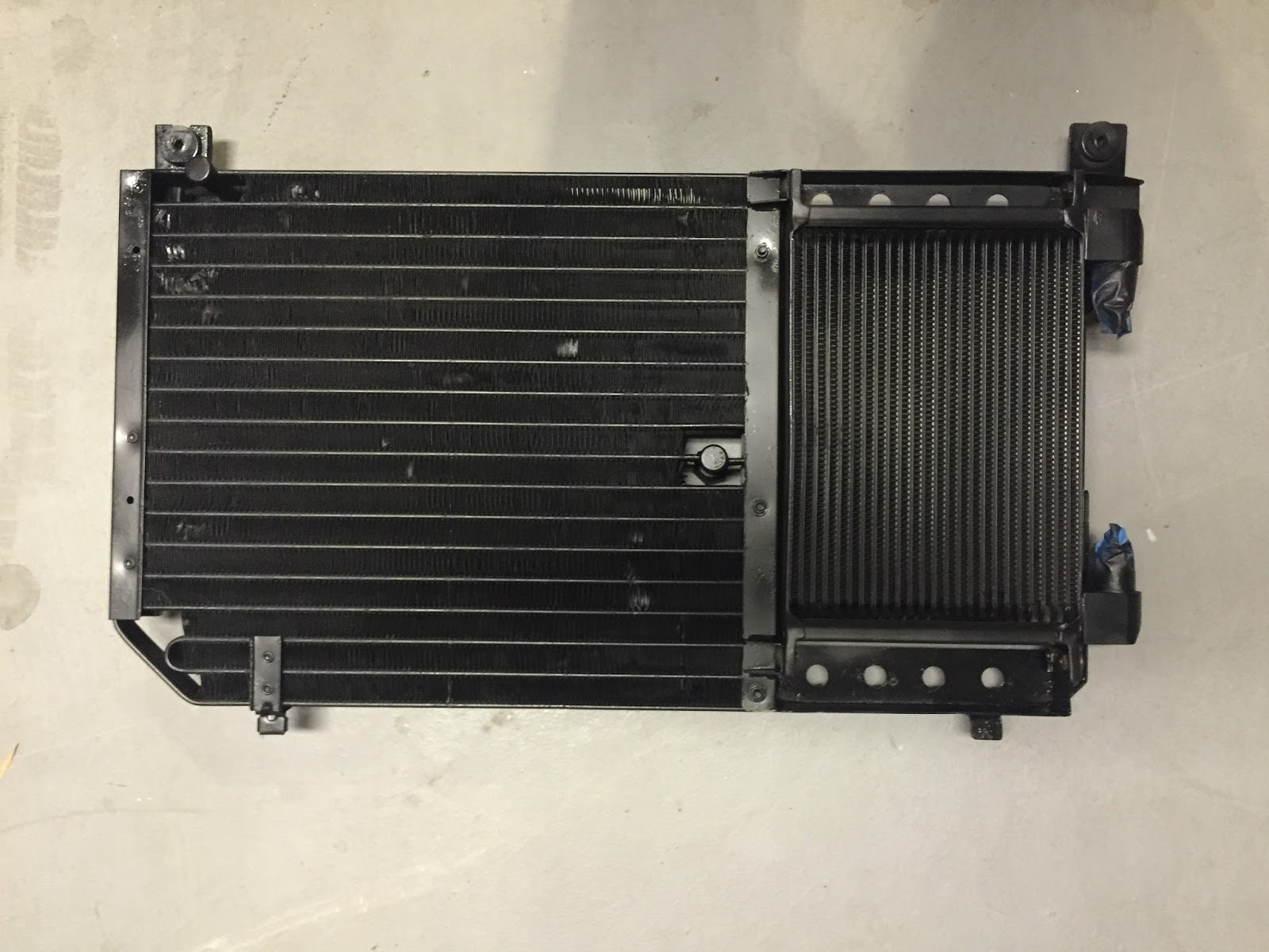 Rare NISMO OptionR32 GTR Parts AC Condenser Oil Cooler Combo