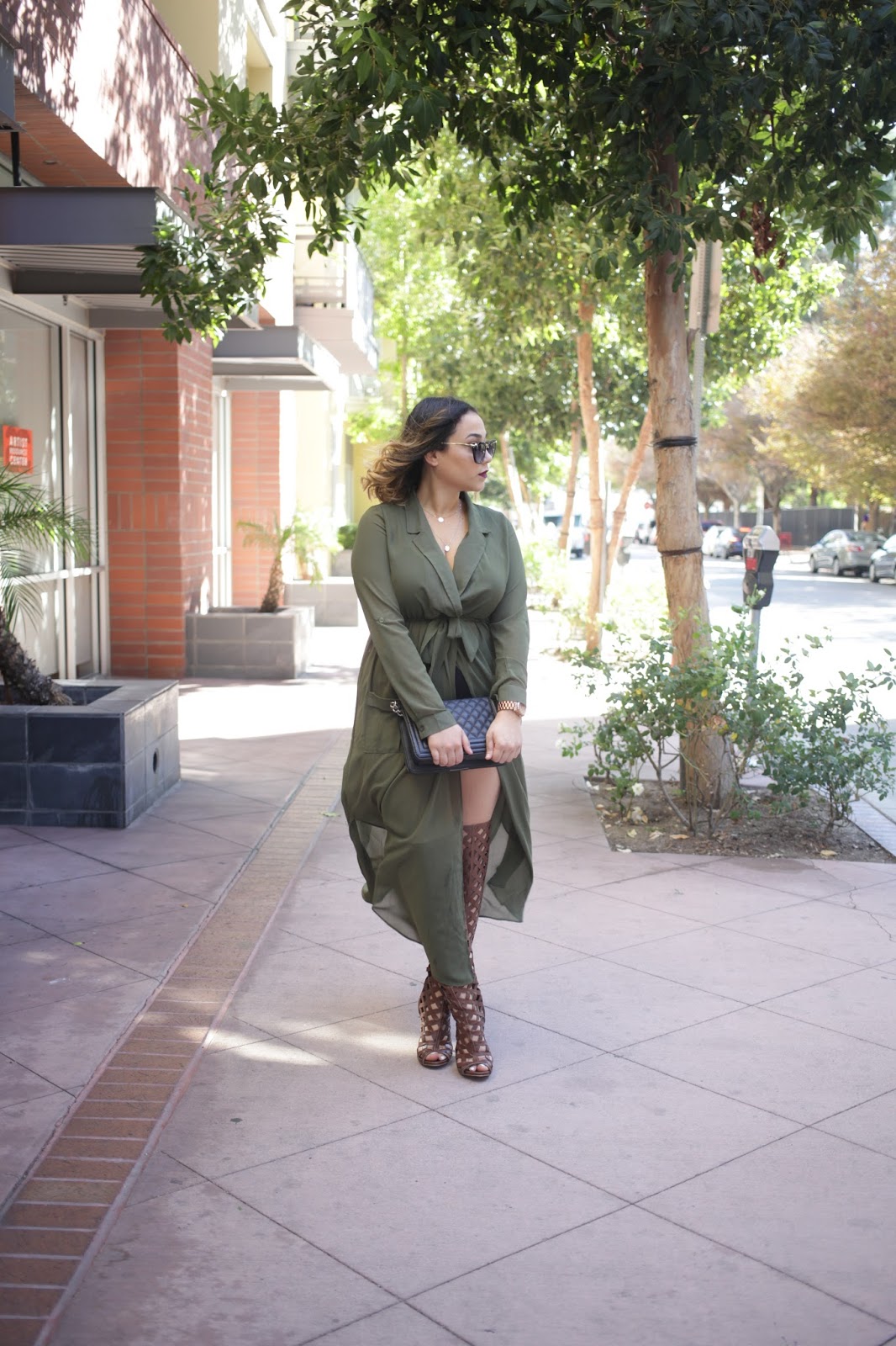 olive green thigh high flat boots
