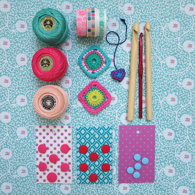 ByHaafner, haberdashery, pastel colours, vintage buttons, thread, washi tape, paper 