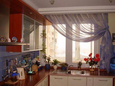 modern window curtain designs for kitchen 2019