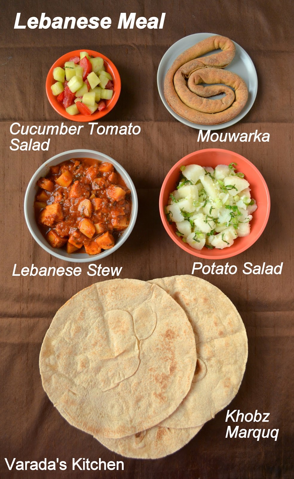 Varada's Kitchen and Garden: Lebanese Meal