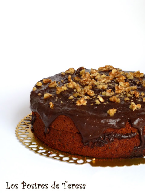  Pastel de Chocolate y Pera 