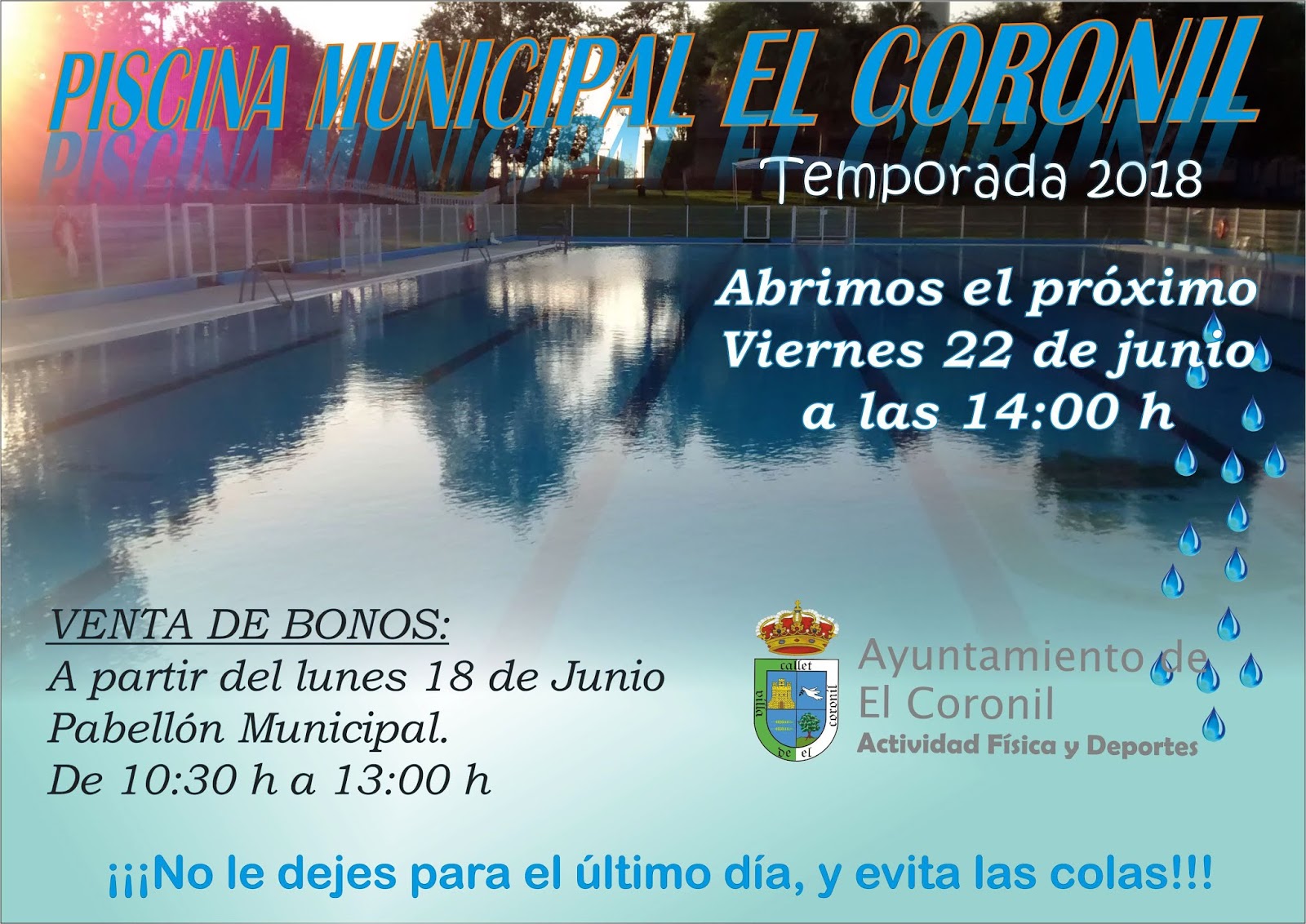 Deportes El Coronil Bonos Piscina Municipal El Coronil 2018 Deportes El Coronil Bonos Piscina Municipal El Coronil 2018
