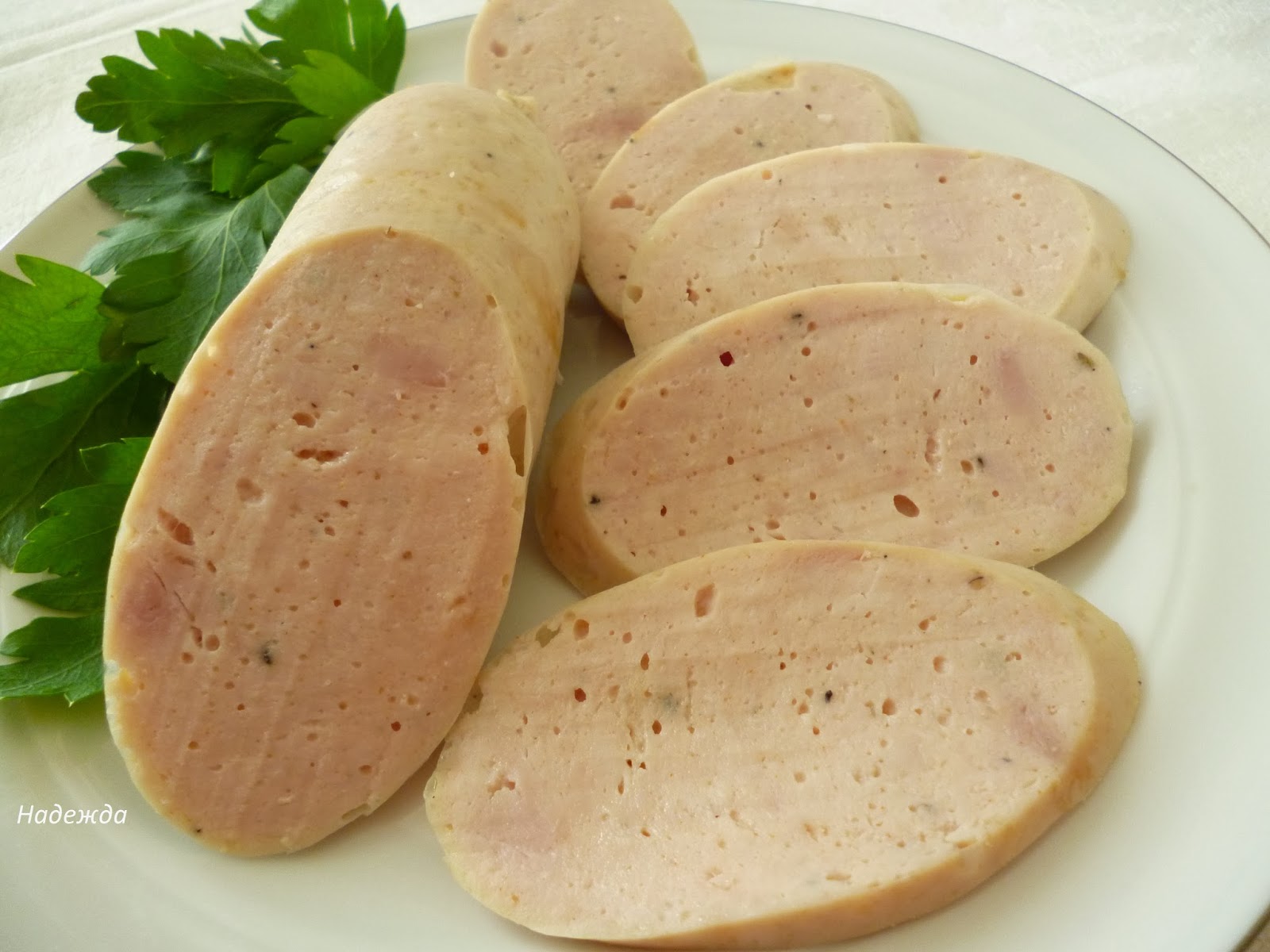Колбаса с куриной грудки