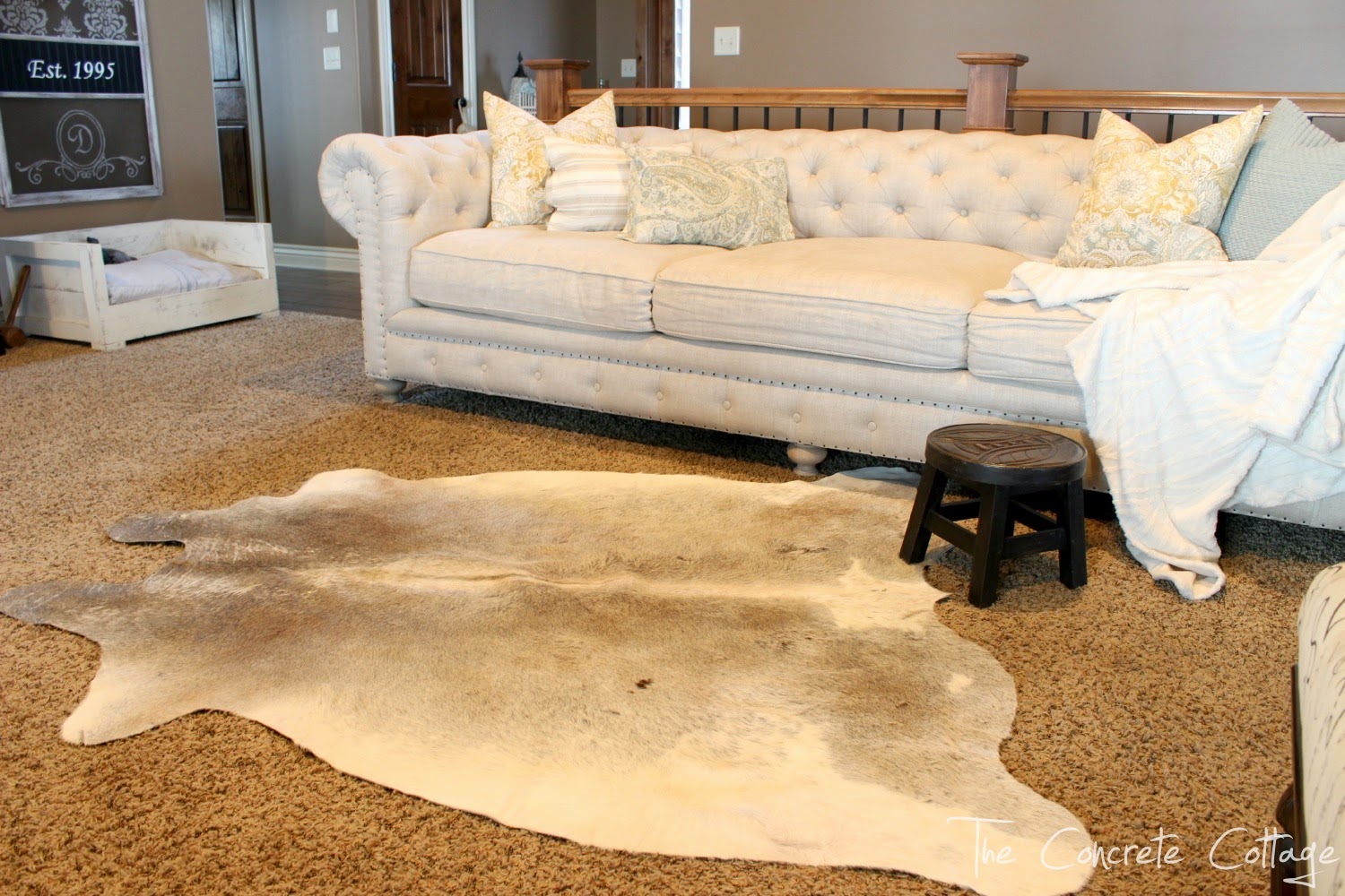 Removing Wrinkles From A Cowhide Rug, Crate And Barrel Cowhide Rug