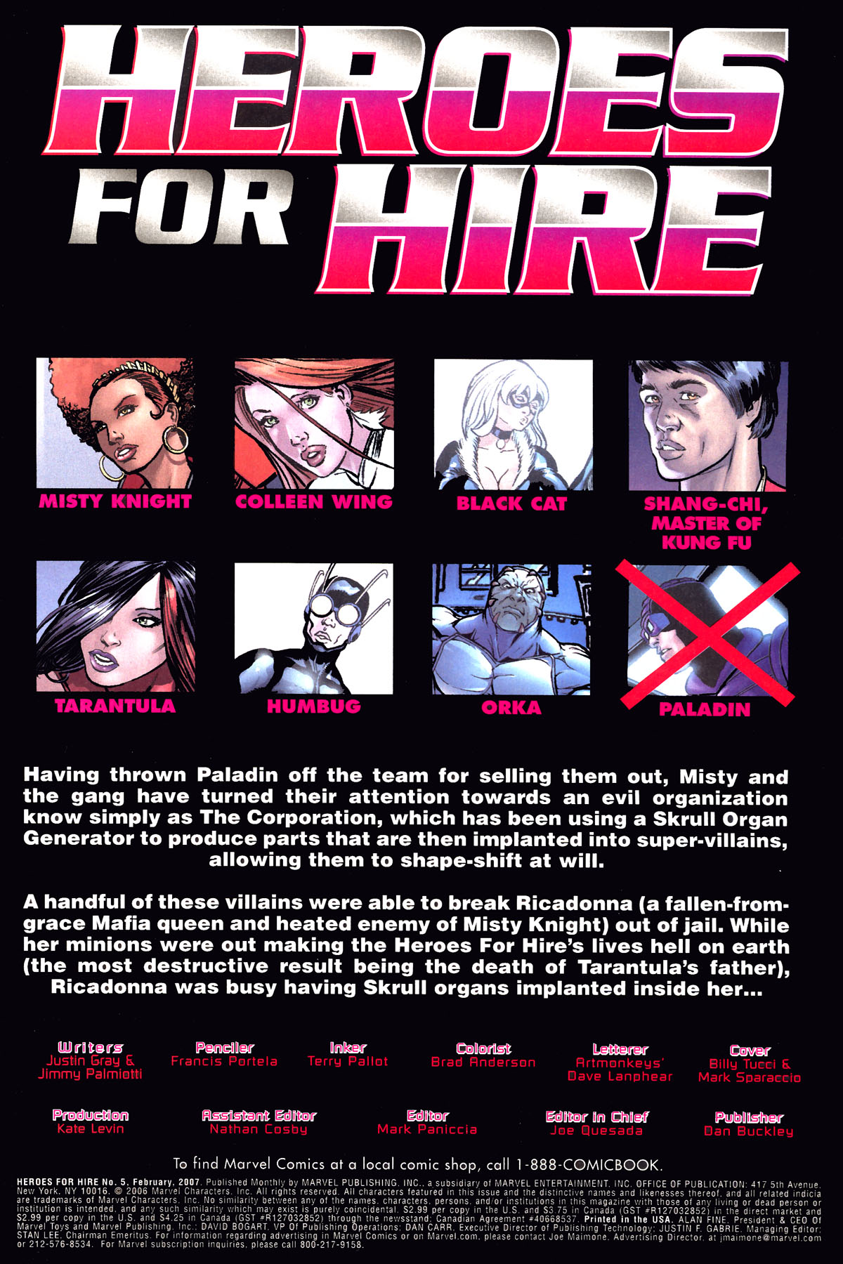 Read online Heroes For Hire (2006) comic -  Issue #5 - 2