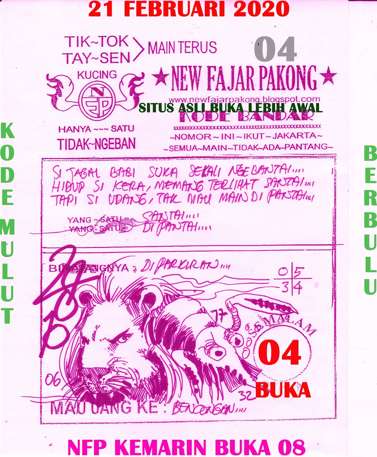Prediksi Syair Hk 21 Februari 2020 Keraton4d Prediksi Syair Hk 21 Februari 2020 Keraton4d