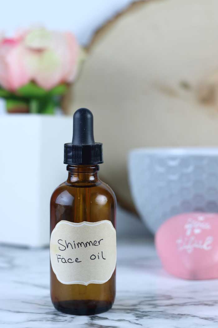 DIY Highlighting Shimmer Face Oil Recipe Everything Pretty