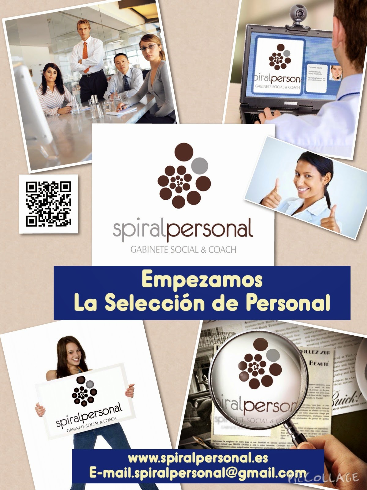 Spiral Personal. Gabinete Social & Coach, empezamos la Selección de Personal