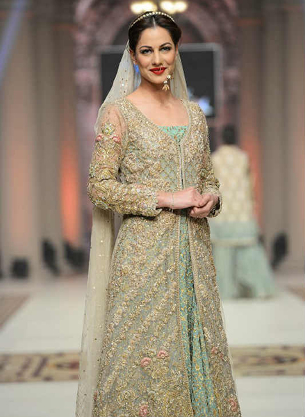 long tail pakistani wedding dresses