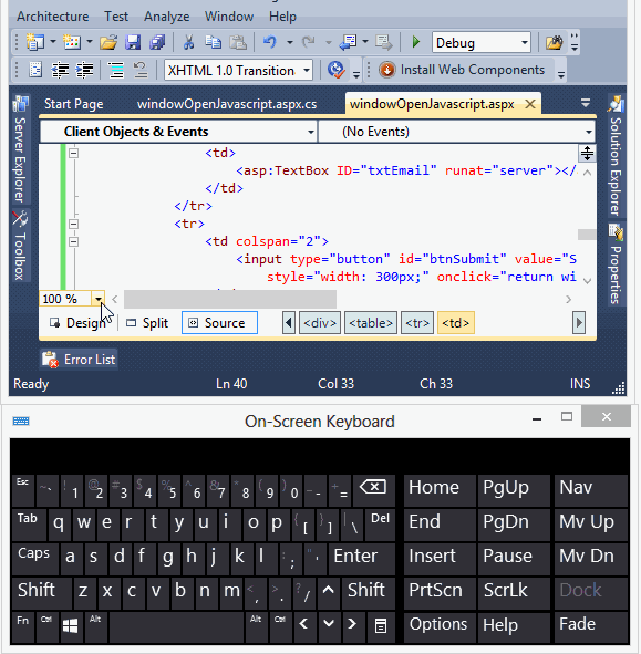 visual studio hotkeys for going mouse free visual studio hotkeys for going mouse free