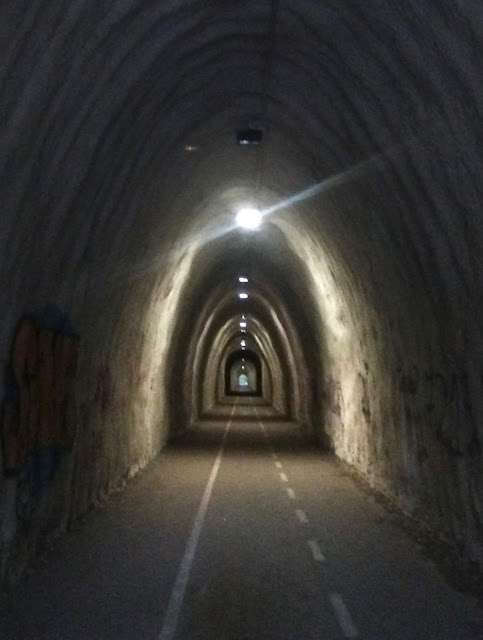 Túnel de Valverde en la Vía Verde de Castro-Traslaviña 