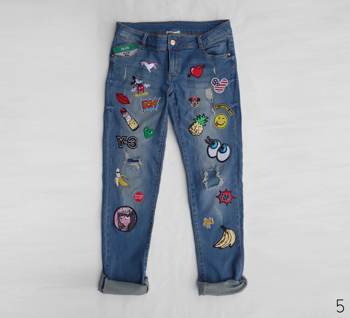Fashion Love DIY PATCH JEANS