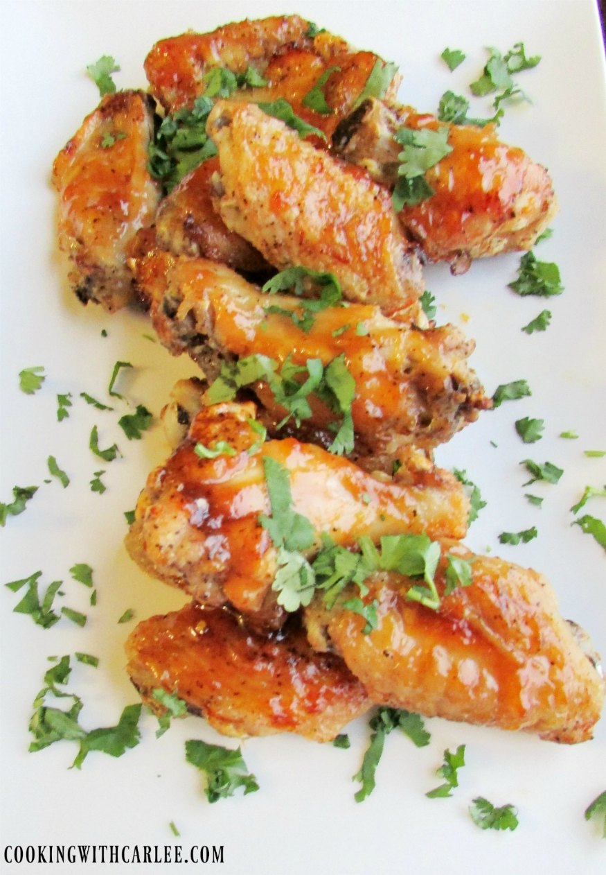 Cooking With Carlee Peach Habanero Chicken Wings