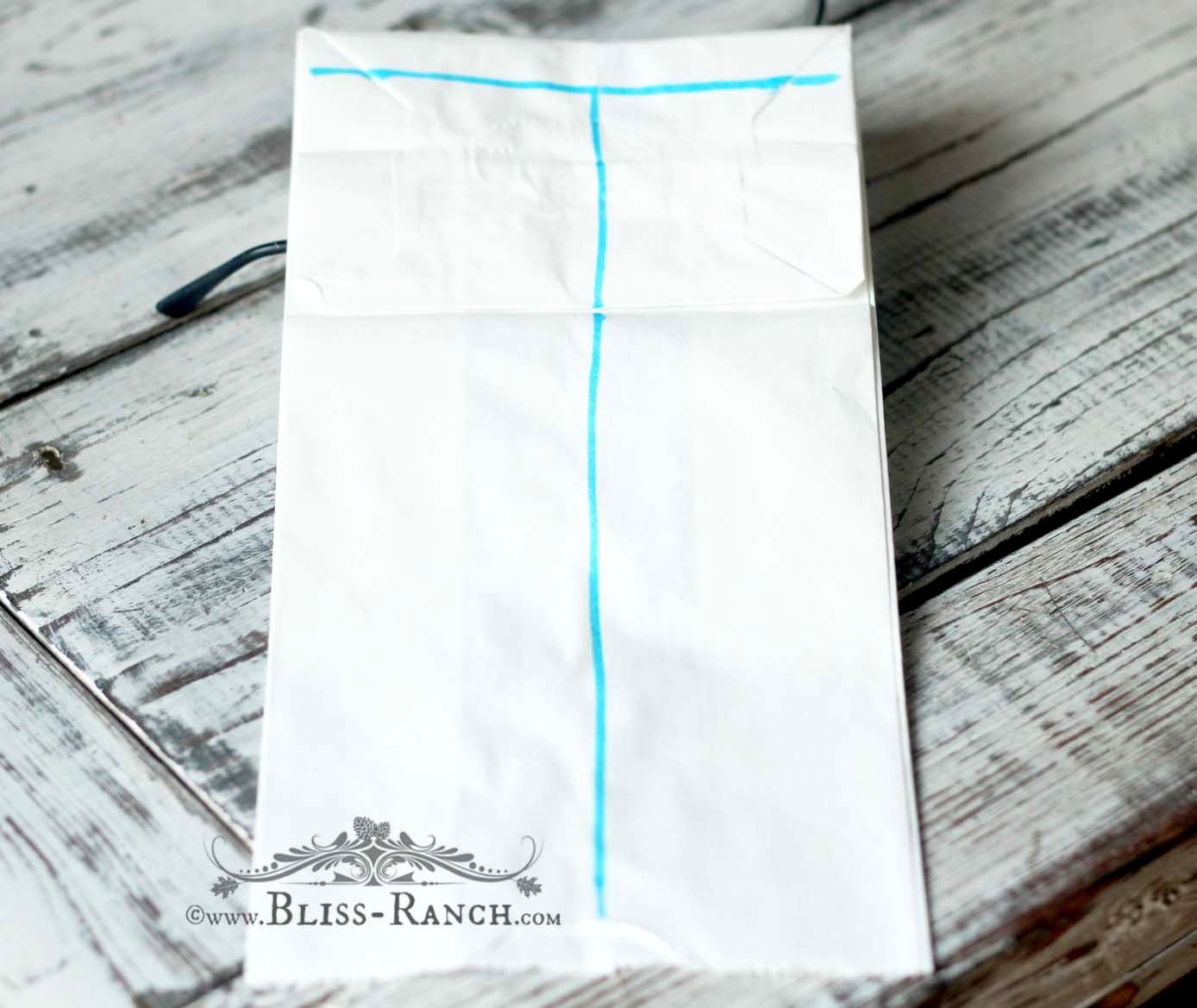 Bliss Ranch: Paper Lunch Bag Star Decorations