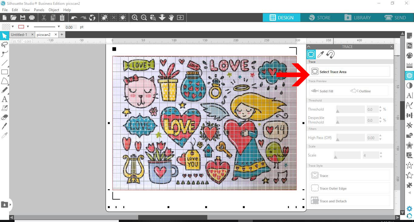 How To Use Pixscan Mat in Silhouette Studio Design Bundles