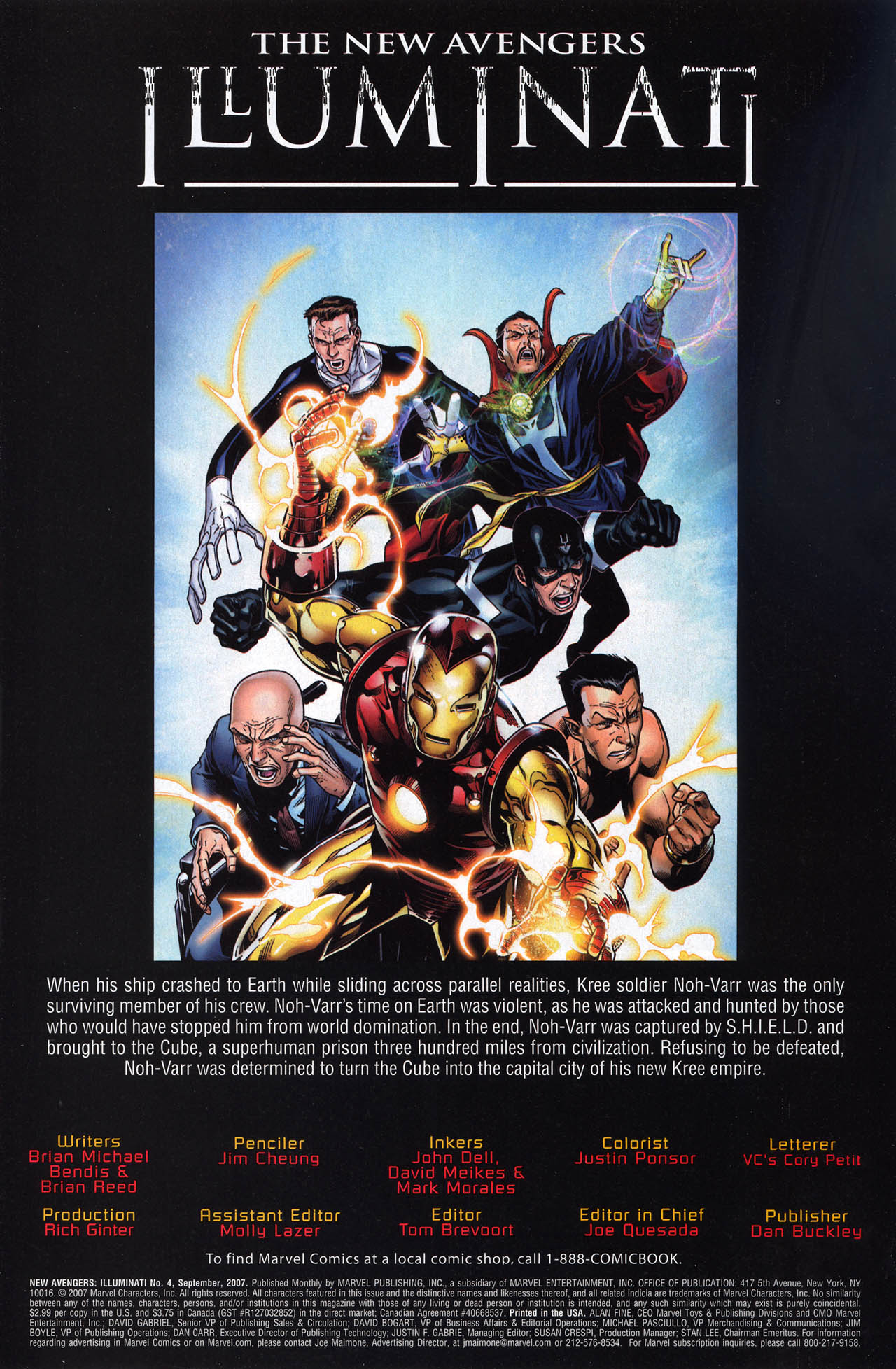 Read online New Avengers: Illuminati (2007) comic -  Issue #4 - 3