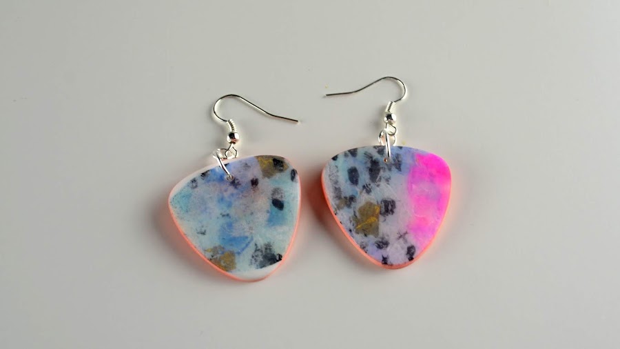 collar mixed media arcilla polimérica