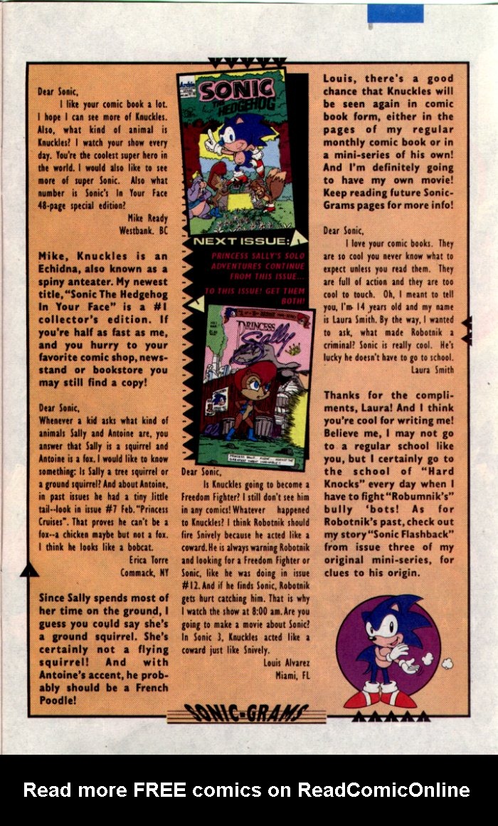 Read online Sonic The Hedgehog comic -  Issue #19 - 26