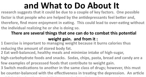 do any antidepressants cause weight loss