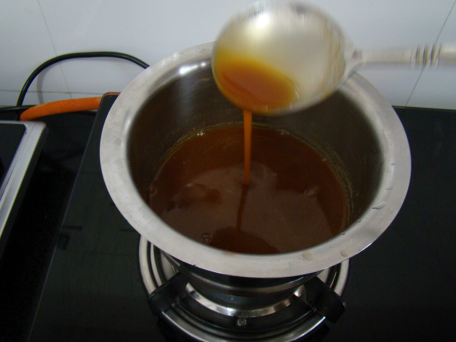 plantain leaf(Andhra Recipes) How To Melt Jaggery And How To Make