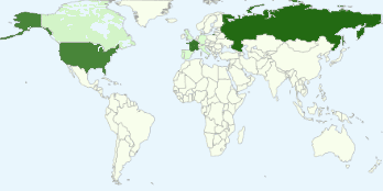 Les visites par pays