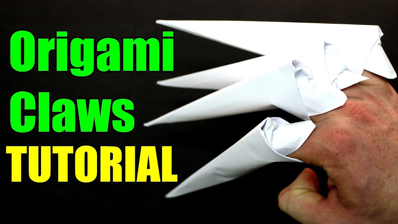 Origami ideas: How To Make Origami Wolverine Claws