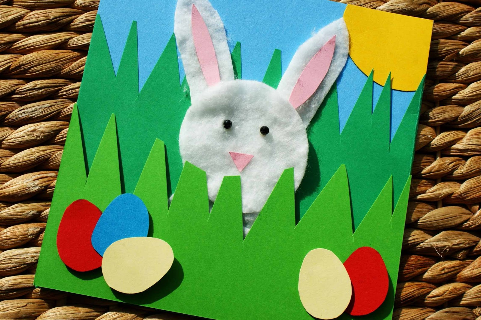 Craft Magic Easter Project Handmade Easter Rabbit Picture / Card