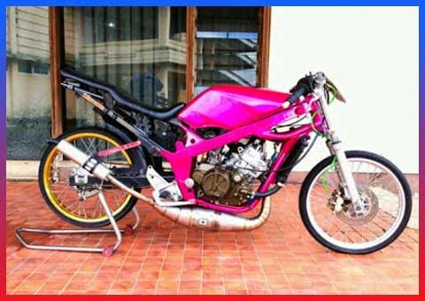 Foto motor drag ninja satria fu