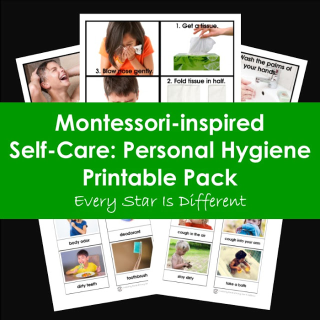 Montessori-inspired Self-Care: Personal Hygiene Printable Pack