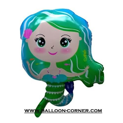 Balon Foil Karakter Little Mermaid