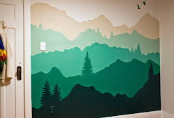 mural murals same wall painting mountain paint mountains bedroom different painted forest nursery lostracco pam playroom tree trees diy canvas