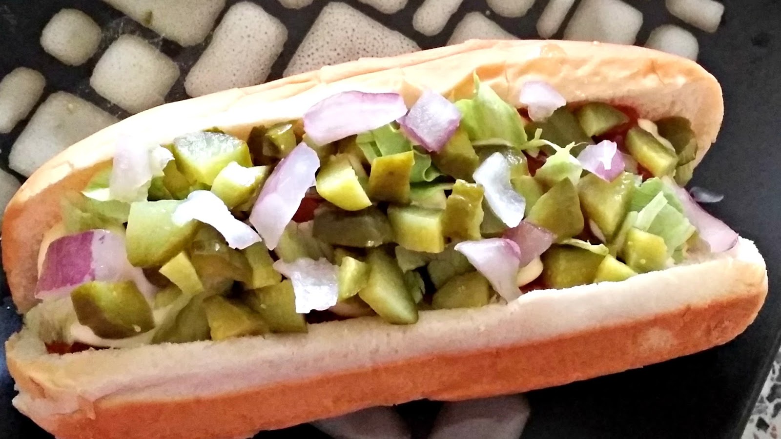 Temporary Waffle Trying Out Lightlife Veggie Smart Dogs With MomsMeet