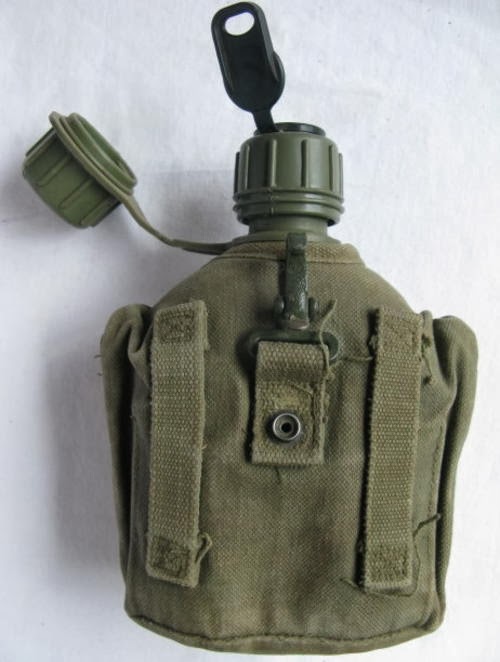 bingbabel SADF South African Army Water Bottle NBC Cap