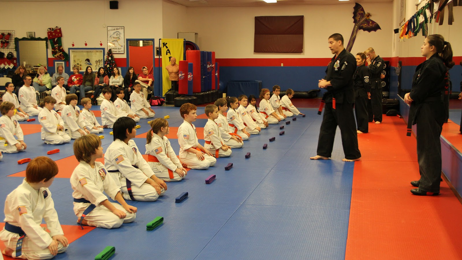Kate the Great!: FP earns is Purple Belt in Karate
