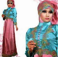 Tren desain gaun pesta muslimah modern 2015