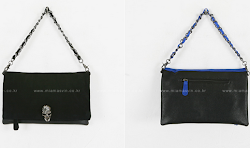 miamasvin closure clutch skull removable strap chain