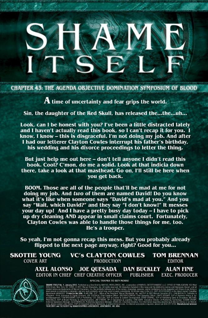 Read online Shame Itself comic -  Issue # Full - 3