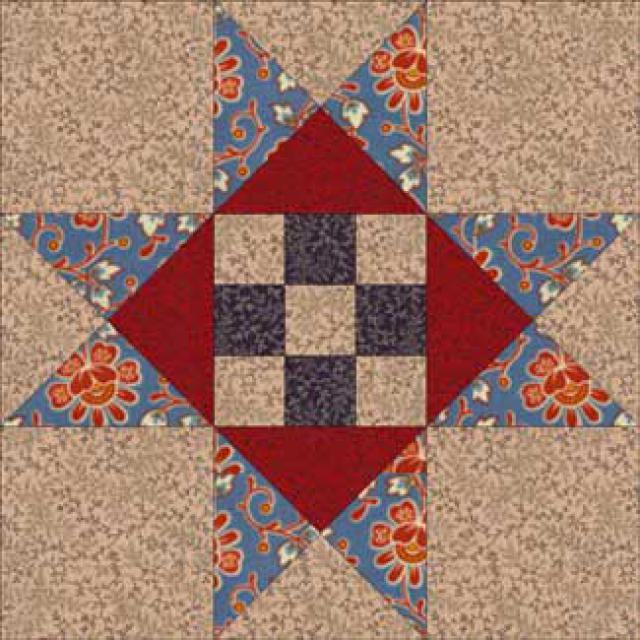 Ohio Star Quilt Block Pattern