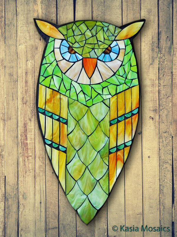 Mosaic Owl Design 3