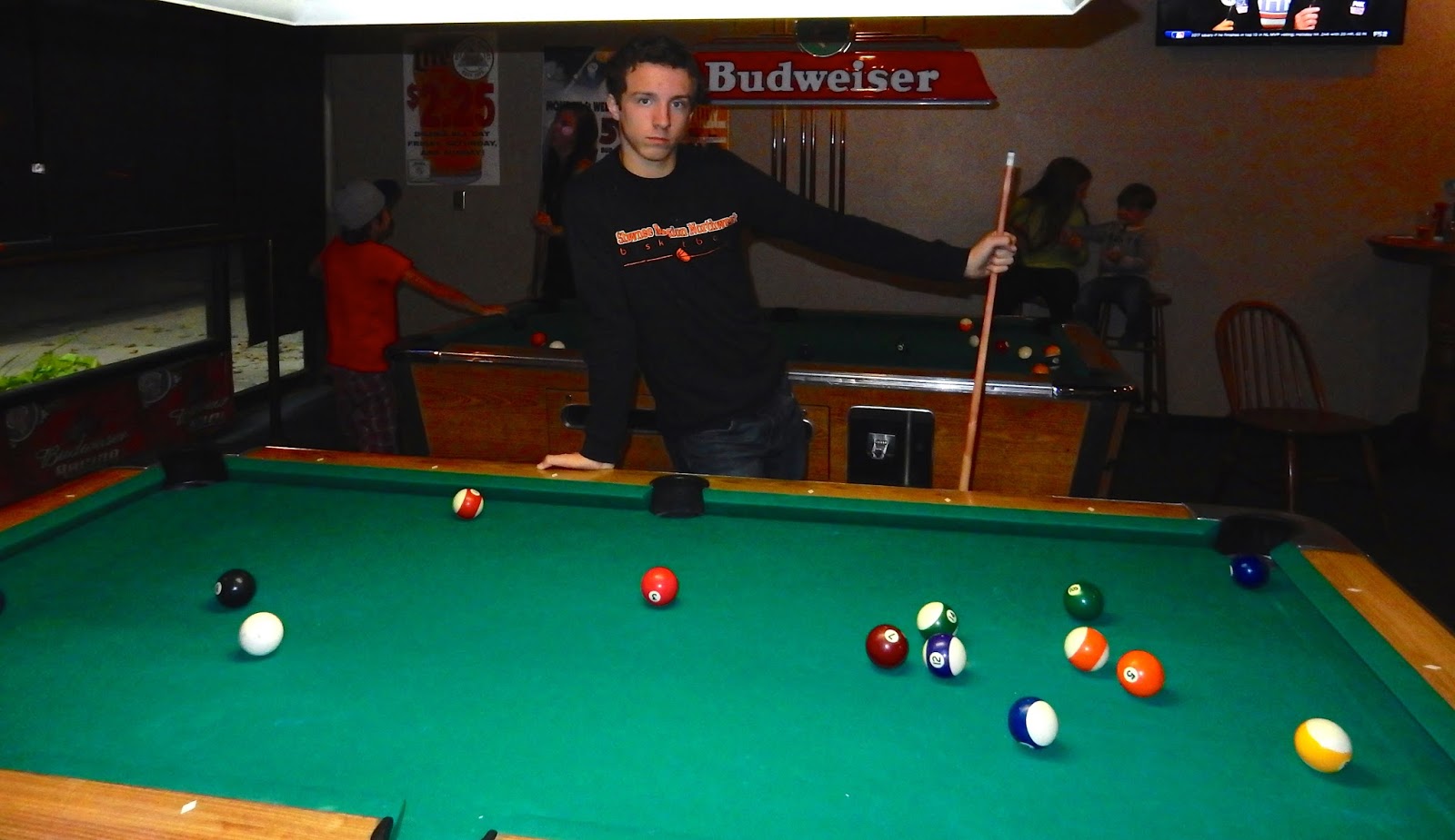 The Arnott Family Blog Dinner, Pool and Darts