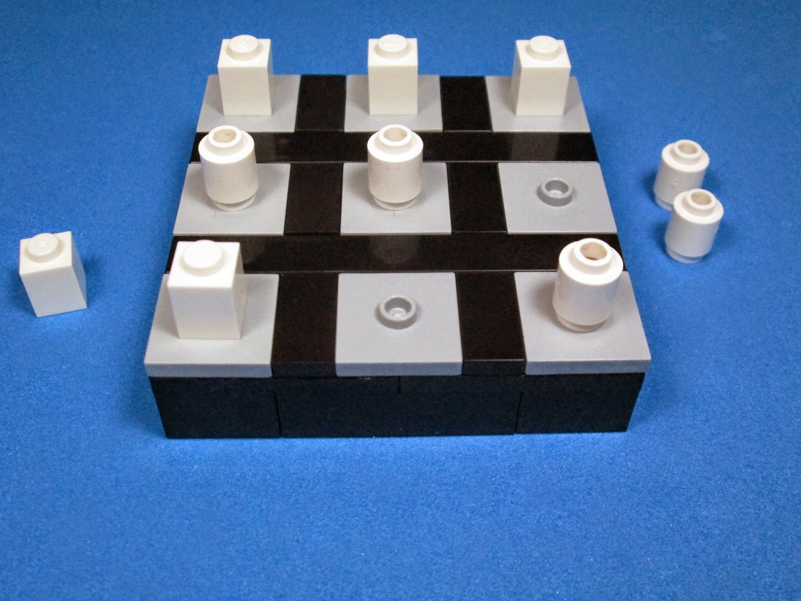 LEGO MOC Tac toe game ou jogo do galo - três versões