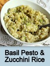 Basil Pesto & Zucchini Rice
