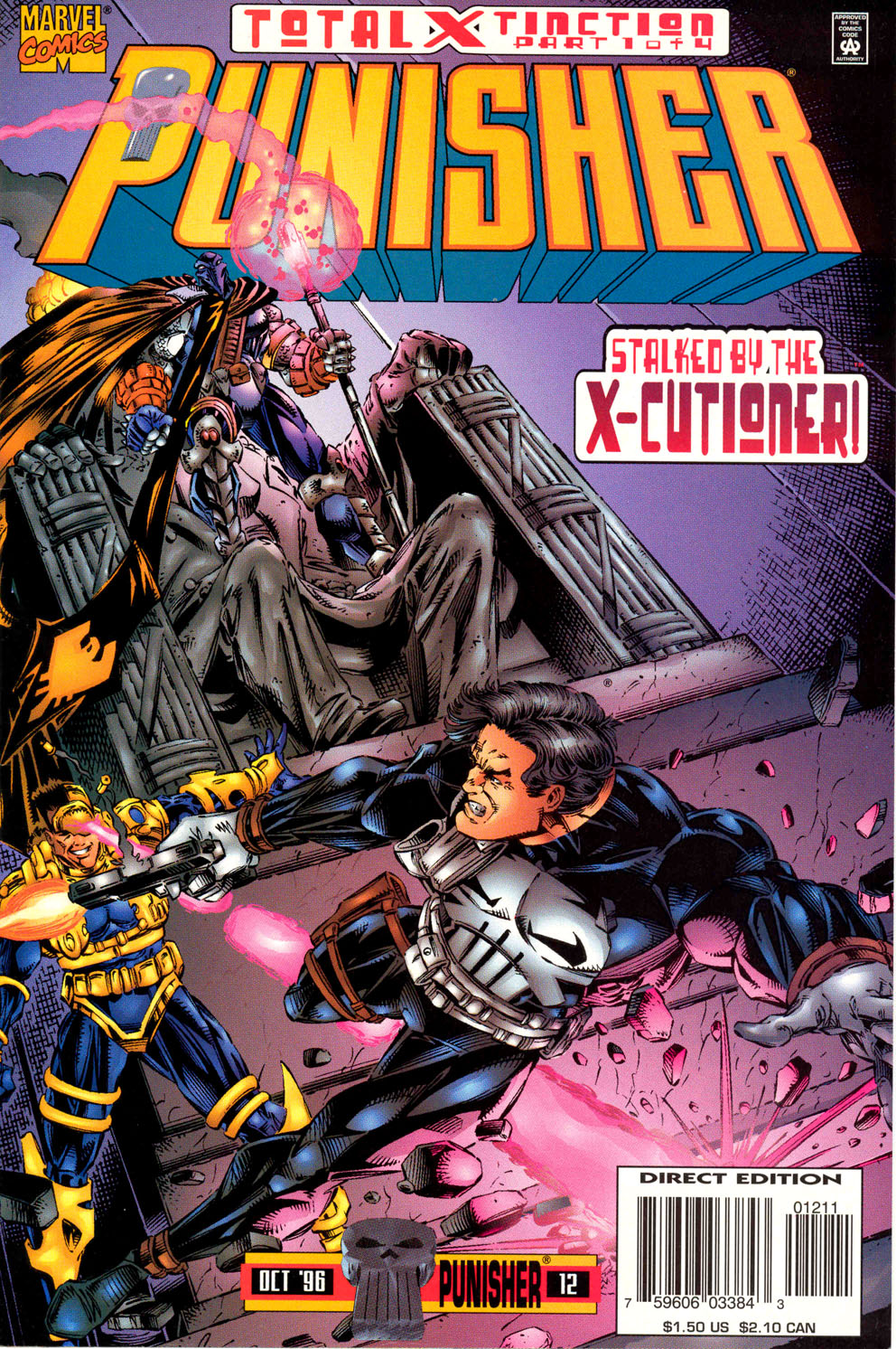 Read online Punisher (1995) comic -  Issue #12 - Total X-tinction - 1