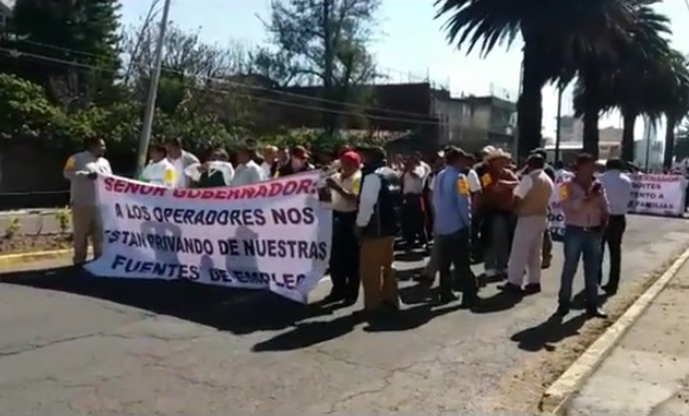 Choferes de camiones en Toluca