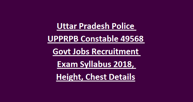 Admit Card Upprpb Constable 49568 Govt Jobs Recruitment Exam