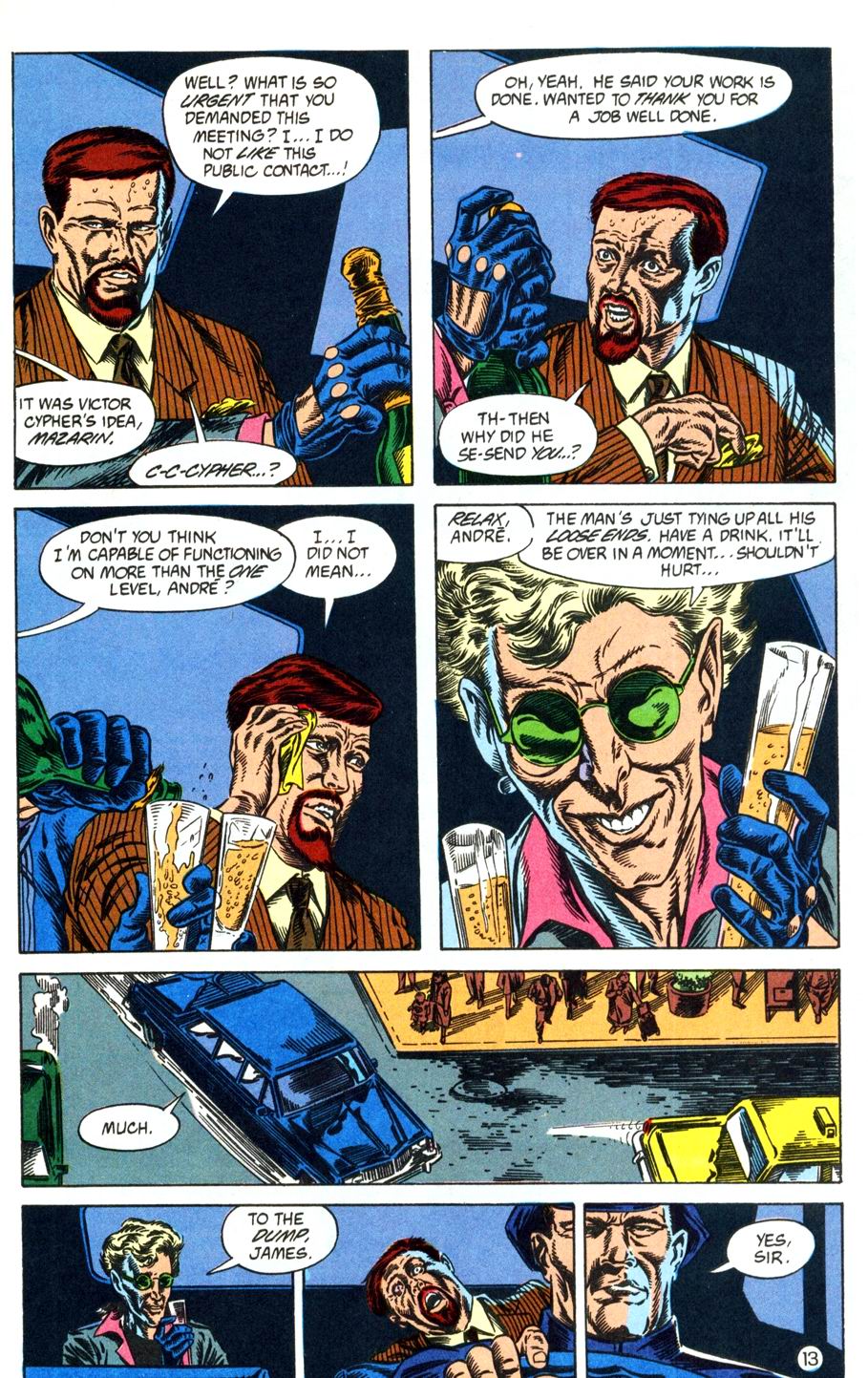 Read online Checkmate (1988) comic -  Issue #32 - 14
